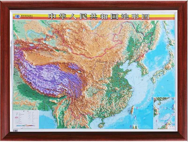中国地形图